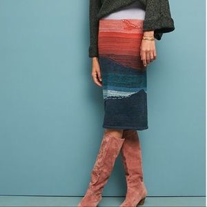 Anthropologie Scenic Sweater Skirt